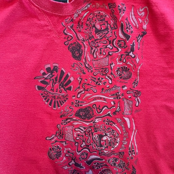 Red Jordan graphic T-shirt Melo Sz. XXL - Picture 3 of 6